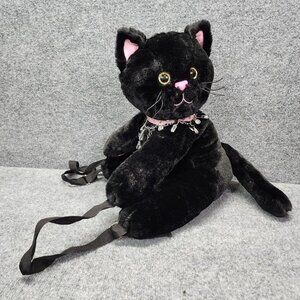 SUGAR THRILLZ DOLLS KILL I'M FELINE LUCKY BACKPACK‎ BLACK BACKPACK EMO GOTH